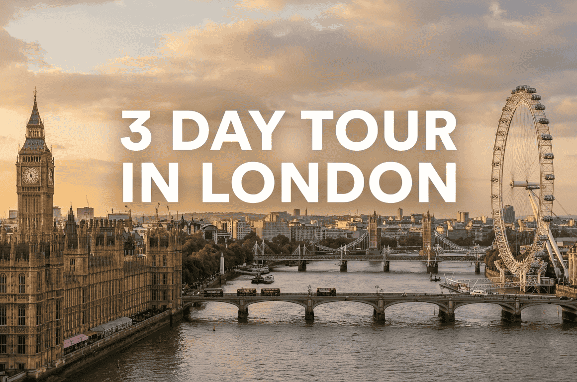 3 day tour in London