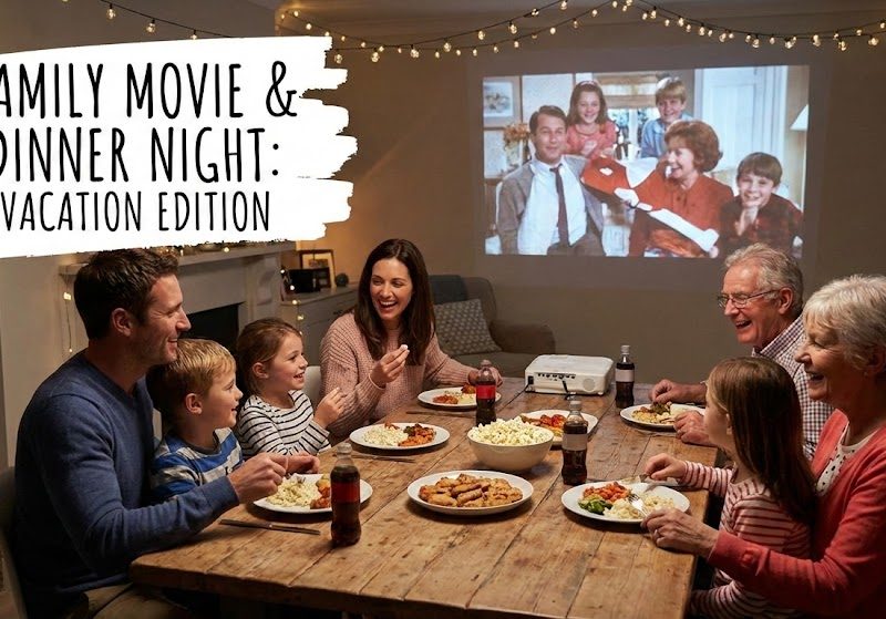 family vacation movie dinner scene